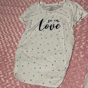 So In Love Maternity Shirt